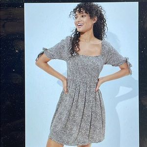 American Eagle Leopard / Cheetah Mini Print Dress Large